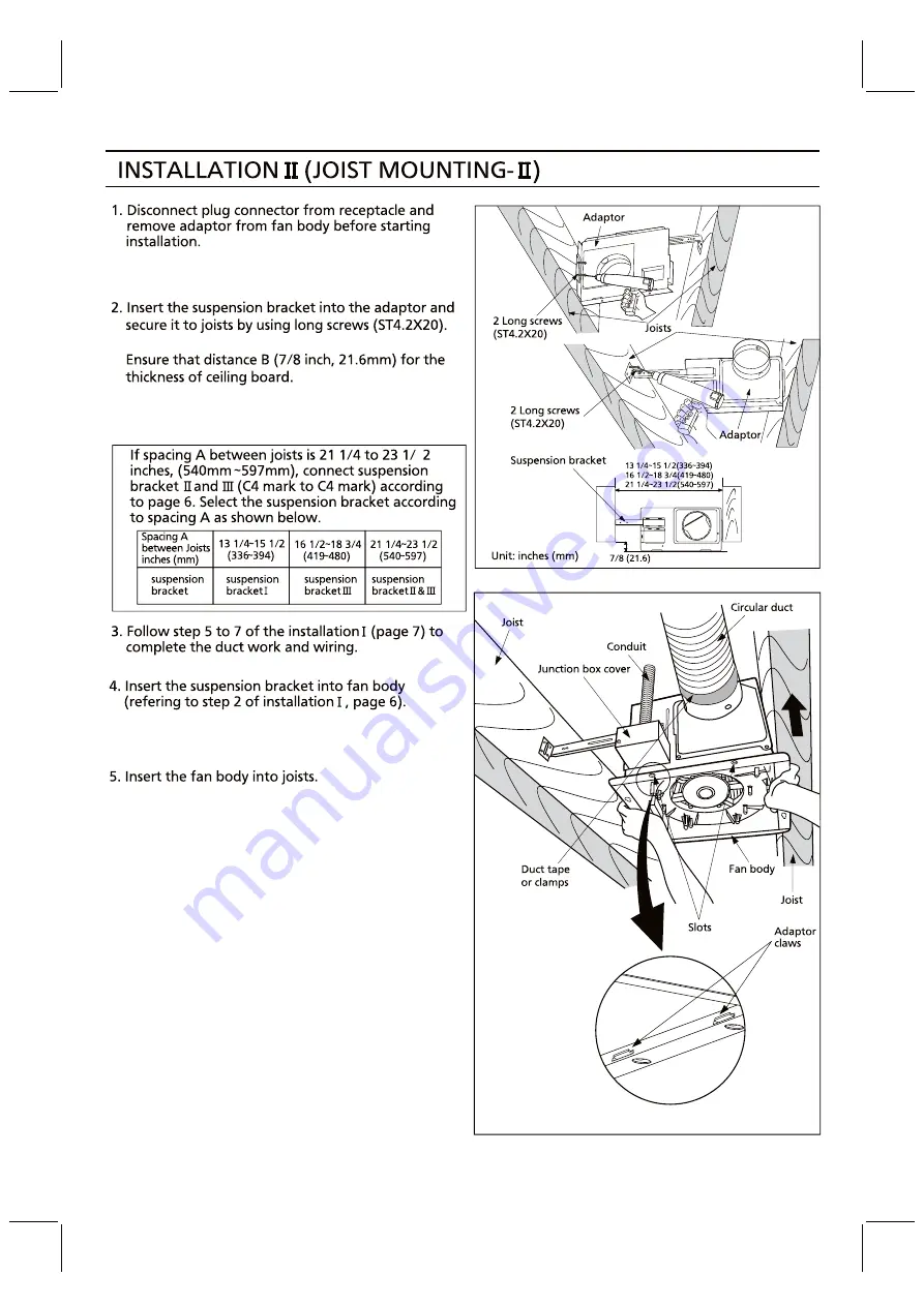 Panasonic FV-05VFL4 Скачать руководство пользователя страница 9