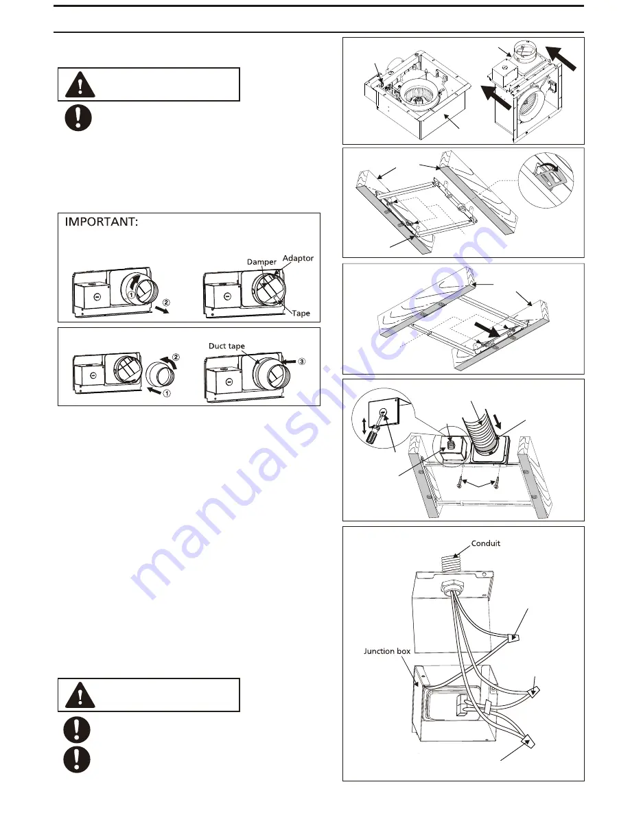 Panasonic FV-08-11VF5 Installation Instructions Manual Download Page 7