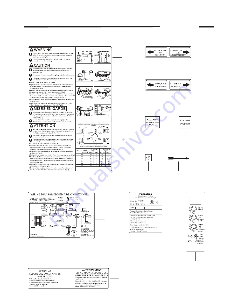 Panasonic FV-10VE1 Service Manual Download Page 11