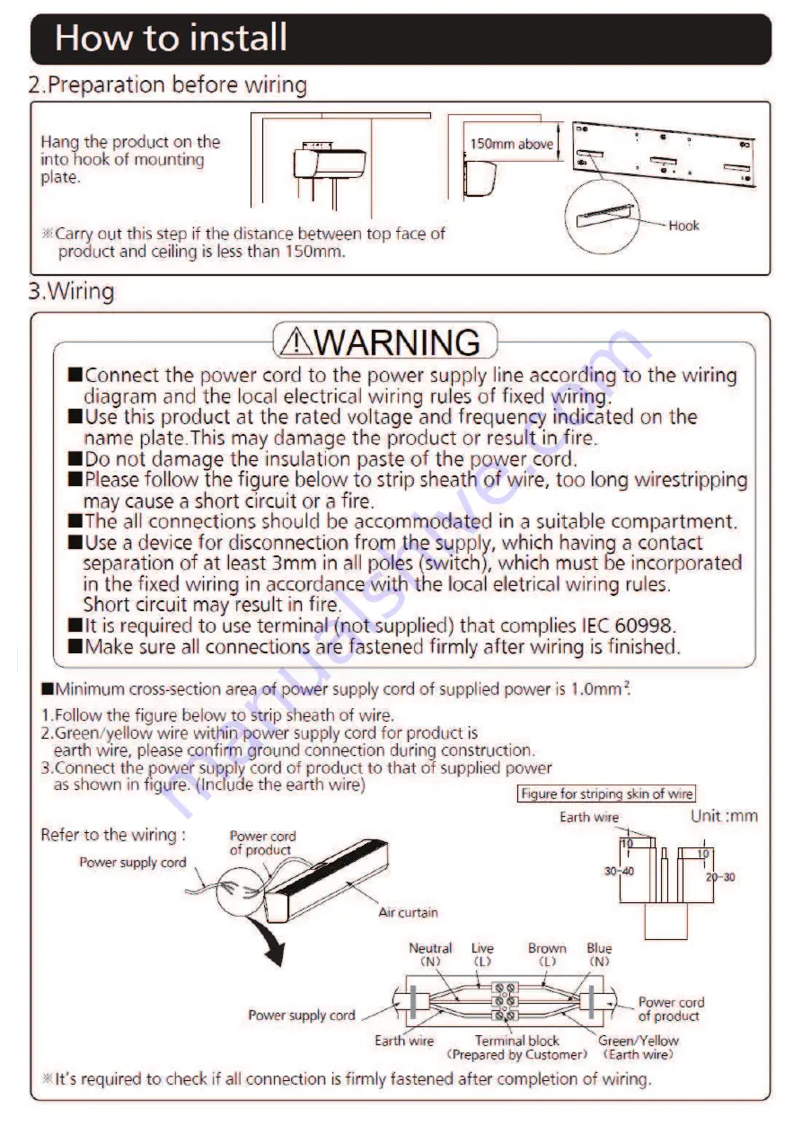 Panasonic FY-3009U1 Service Manual Download Page 8