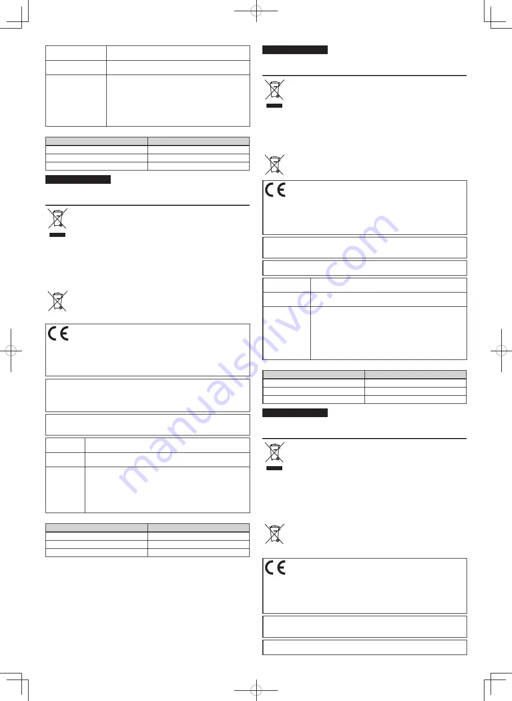 Panasonic FZ-VZSU1HU Operating Instructions Manual Download Page 3