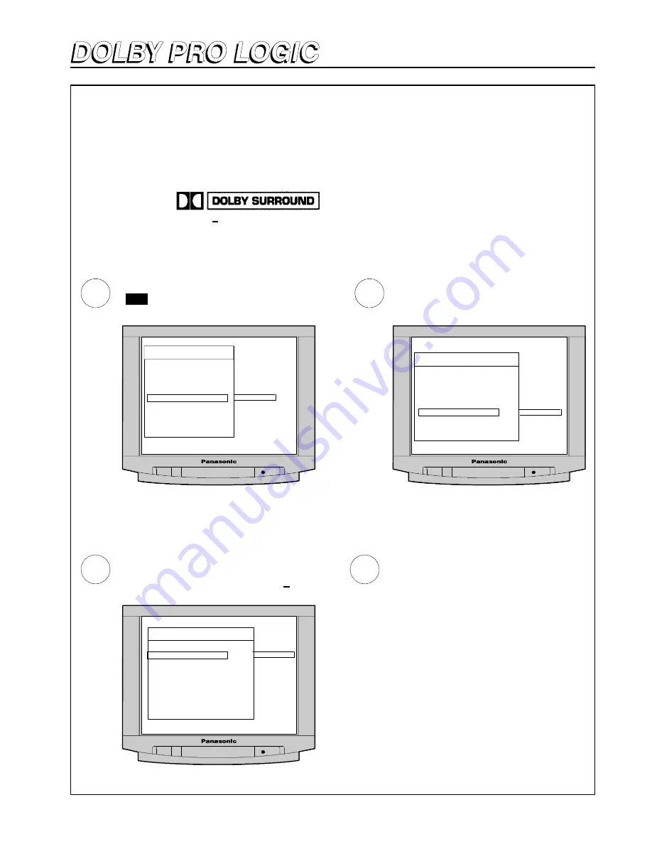 Panasonic Gaoo TX-25AD2DP Скачать руководство пользователя страница 23