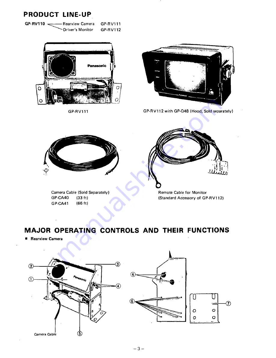 Panasonic GPRV110 - ICD CAMERA Скачать руководство пользователя страница 5