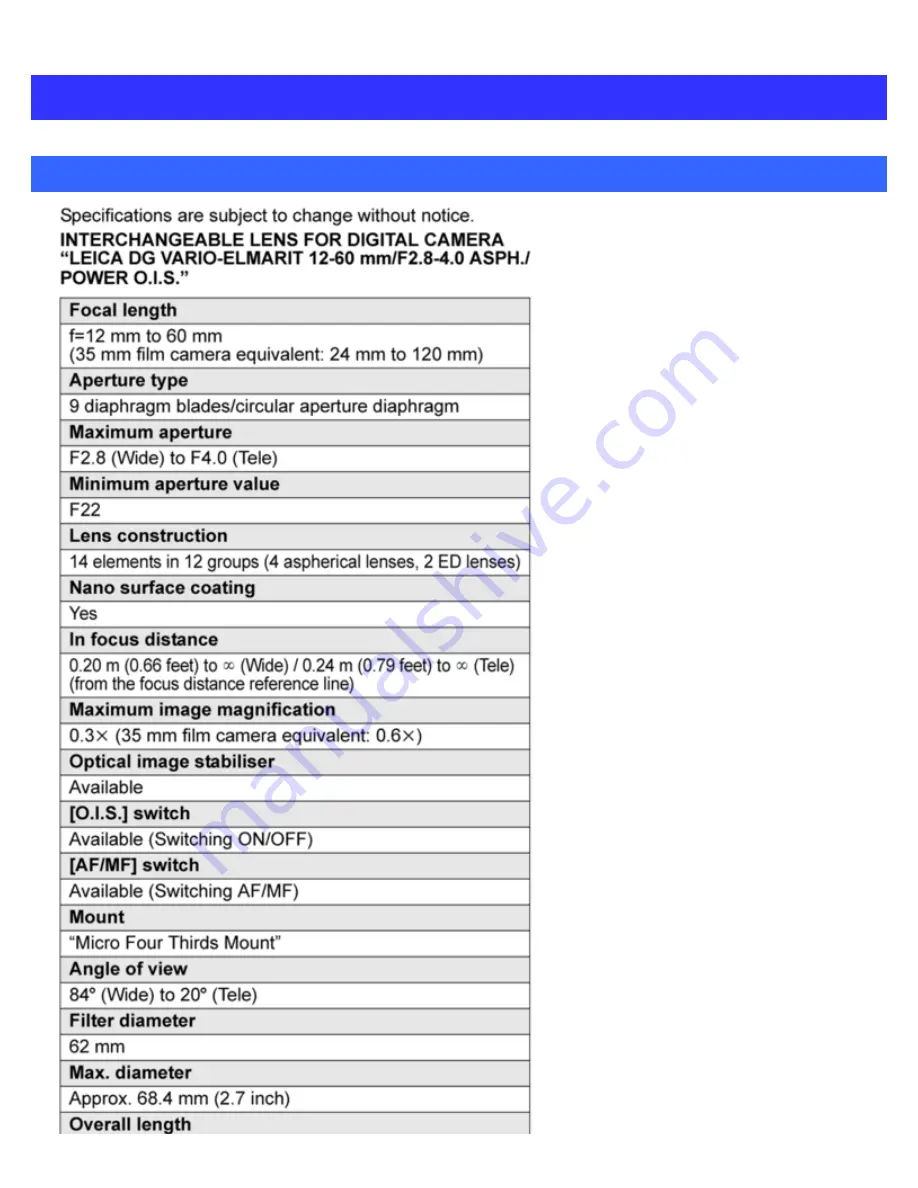 Panasonic H-ES12060E Service Manual Download Page 7