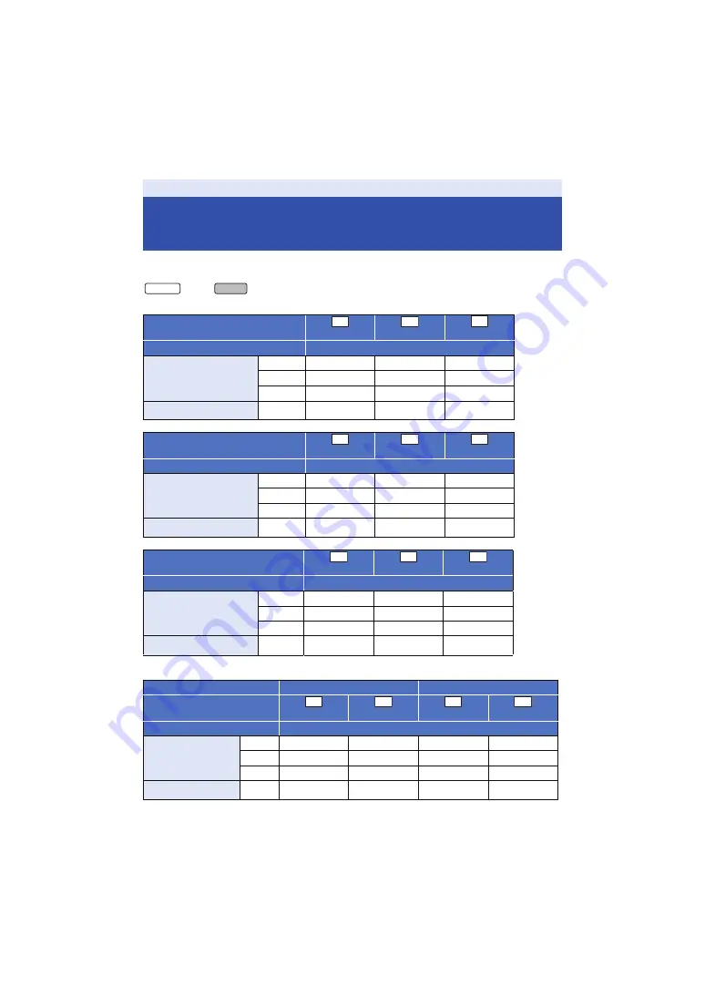 Panasonic HC-2X970M Operating Instructions Manual Download Page 245