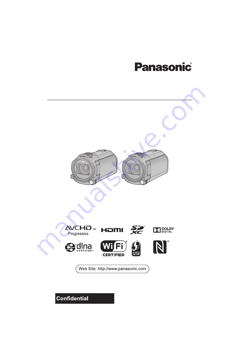 Panasonic HC-V730 Operating Instructions Manual Download Page 1