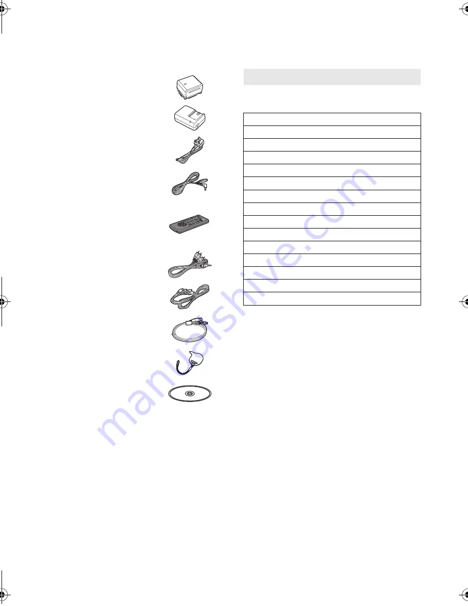 Panasonic HDC-HS25 Operating Instructions Manual Download Page 9