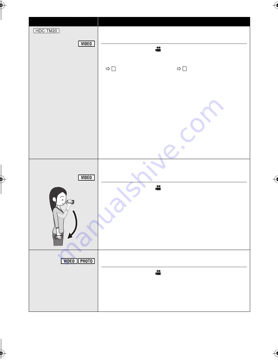 Panasonic HDC-HS25 Operating Instructions Manual Download Page 62