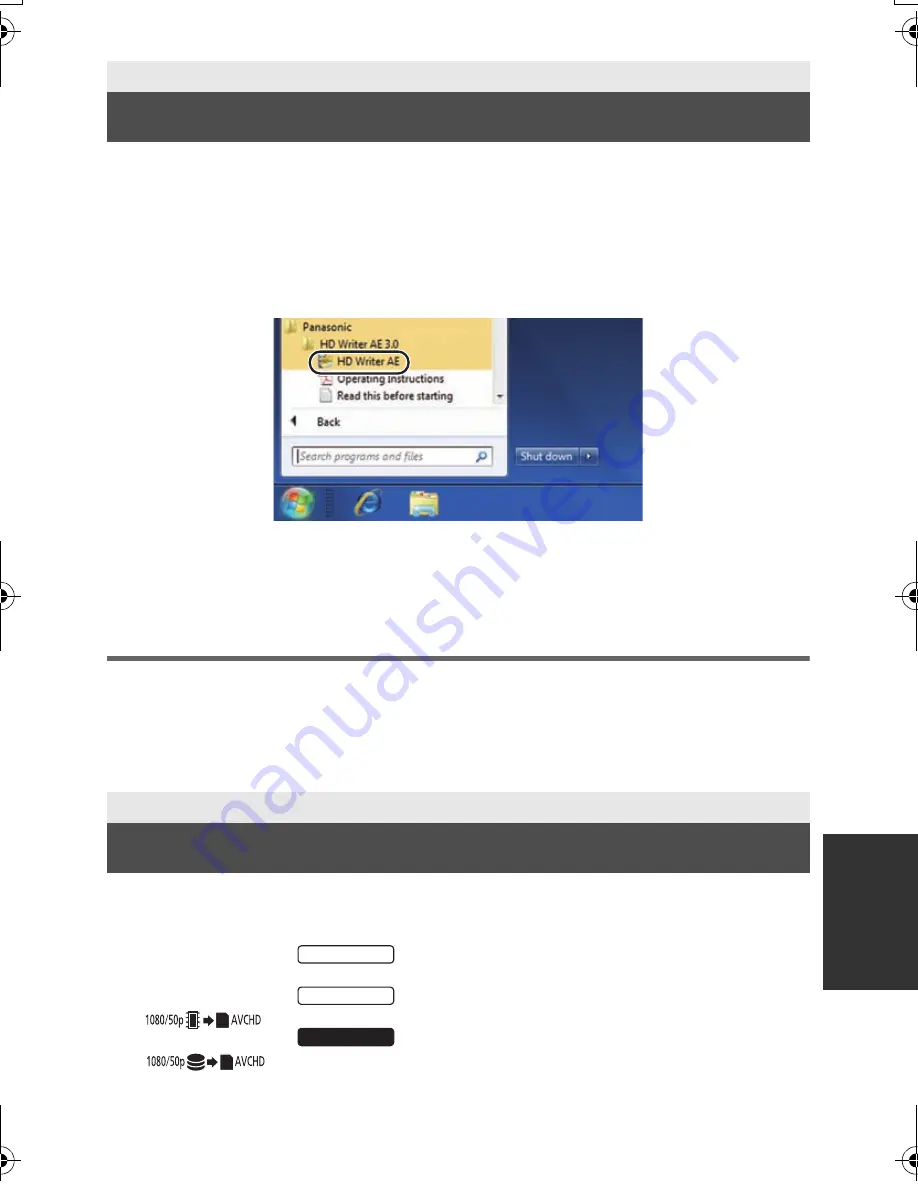 Panasonic HDC-HS900 Operating Instructions Manual Download Page 137