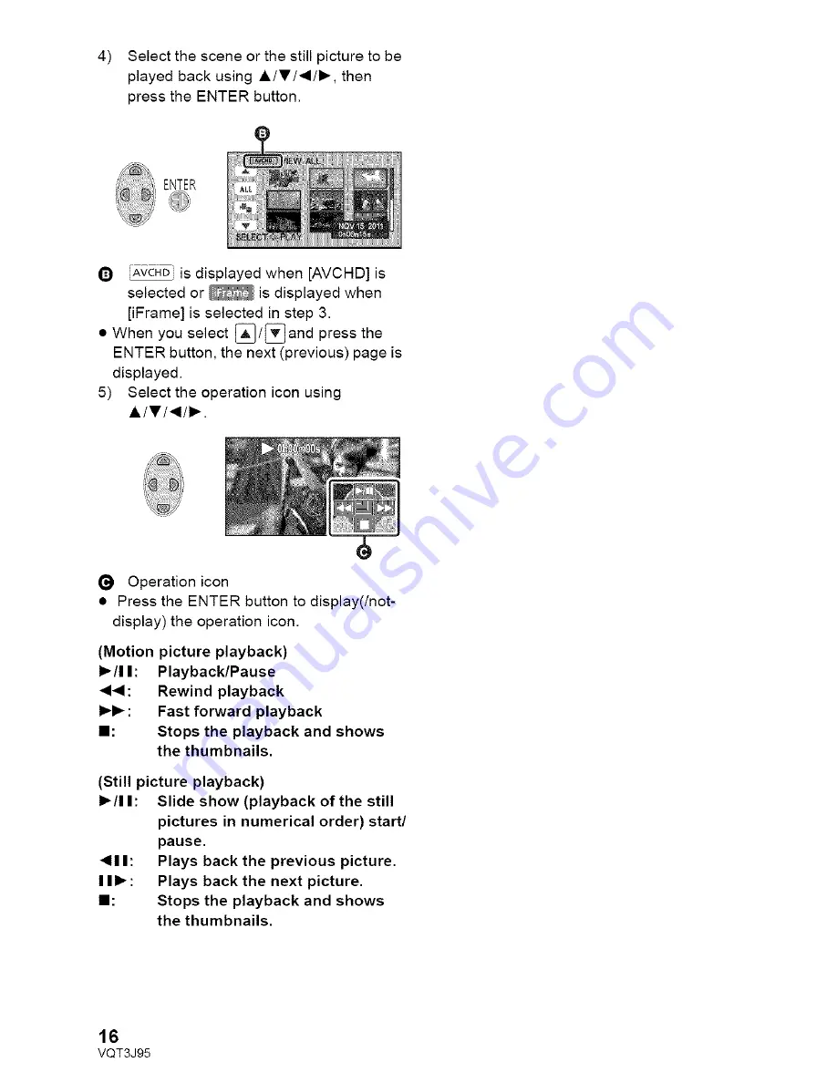 Panasonic HDC-SD40P Owner'S Manual Download Page 16