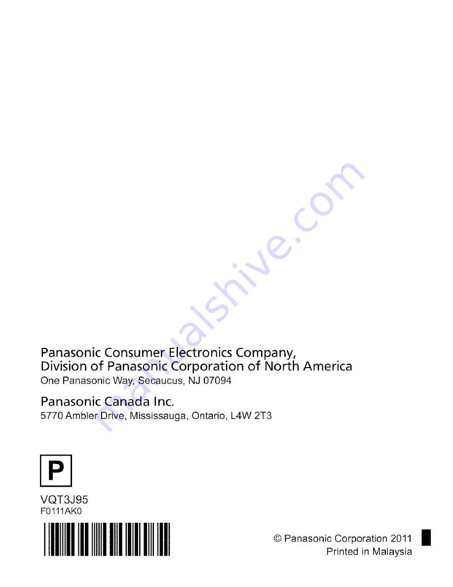 Panasonic HDC-SD40P Owner'S Manual Download Page 264