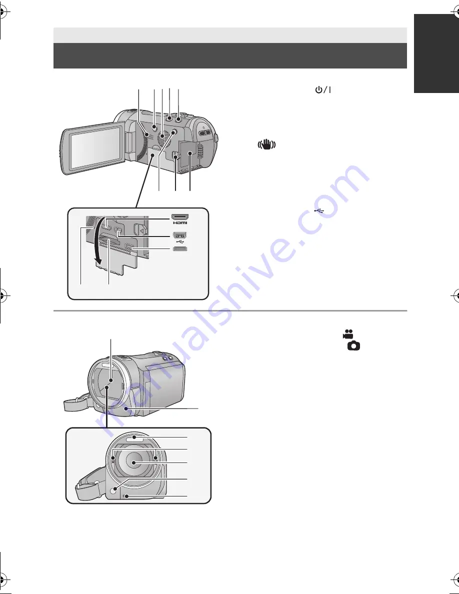 Panasonic HDC-SD800 Operating Instructions Manual Download Page 11