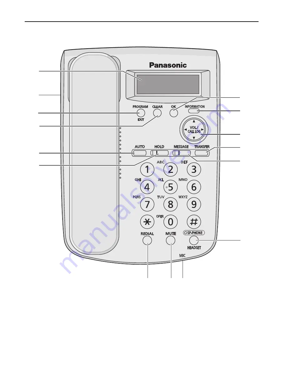 Panasonic HGT100B - KX - VoIP Phone Скачать руководство пользователя страница 2