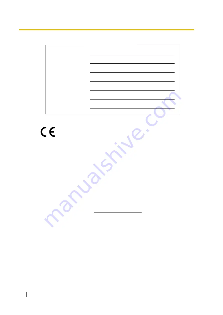 Panasonic HYBRID IP-PBX KX-TDA100 Installation Manual Download Page 10