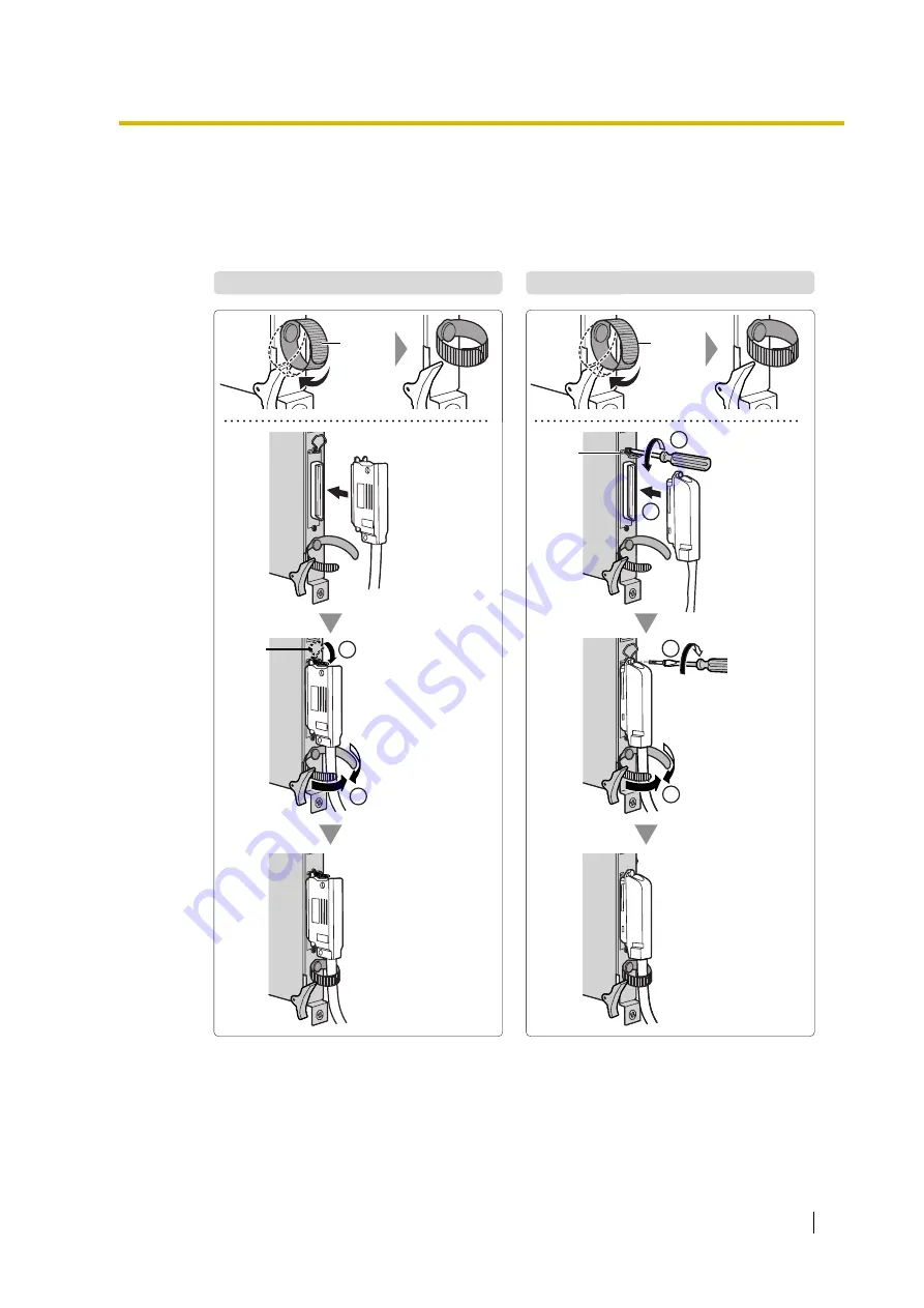 Panasonic HYBRID IP-PBX KX-TDA100 Installation Manual Download Page 57