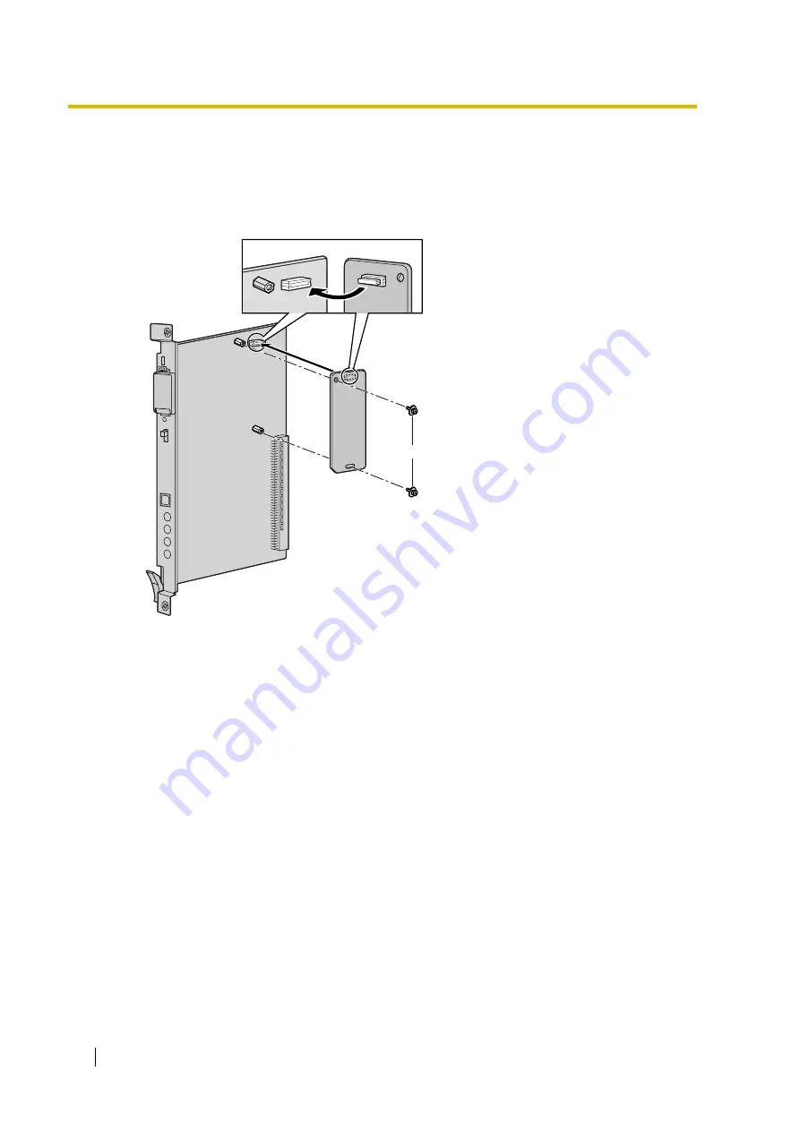 Panasonic HYBRID IP-PBX KX-TDA100 Installation Manual Download Page 72