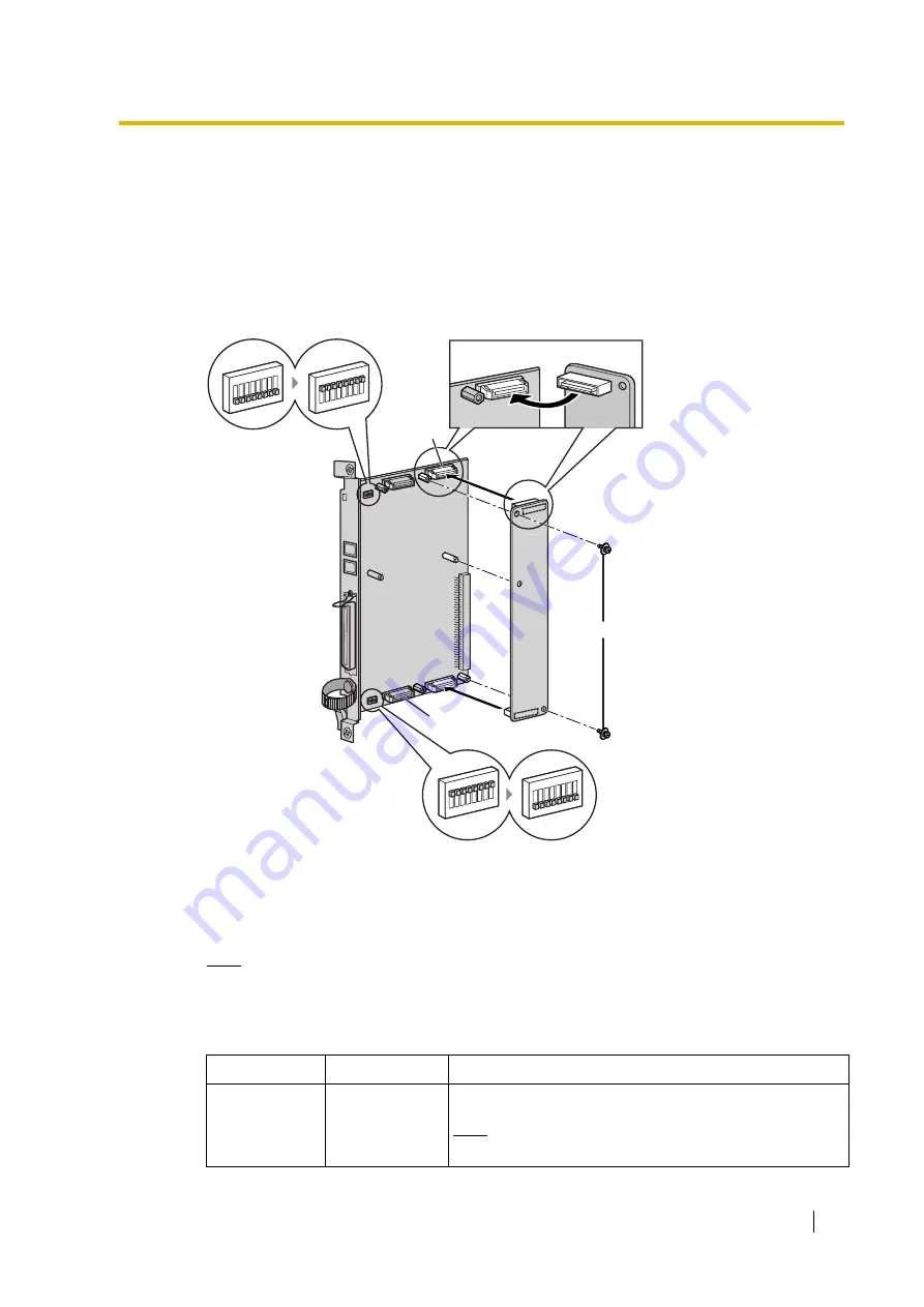 Panasonic HYBRID IP-PBX KX-TDA100 Installation Manual Download Page 77