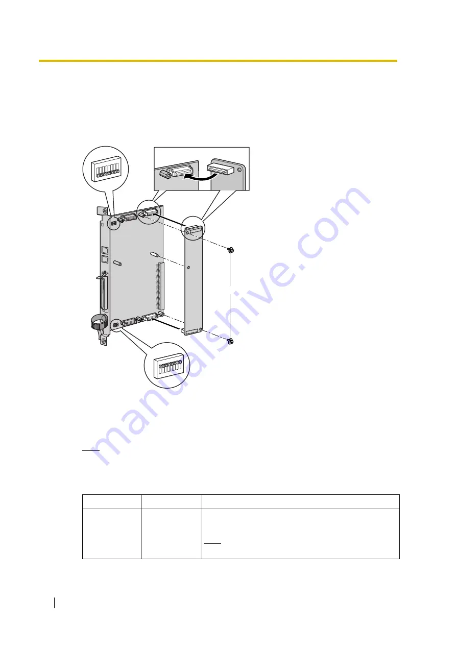 Panasonic HYBRID IP-PBX KX-TDA100 Installation Manual Download Page 78