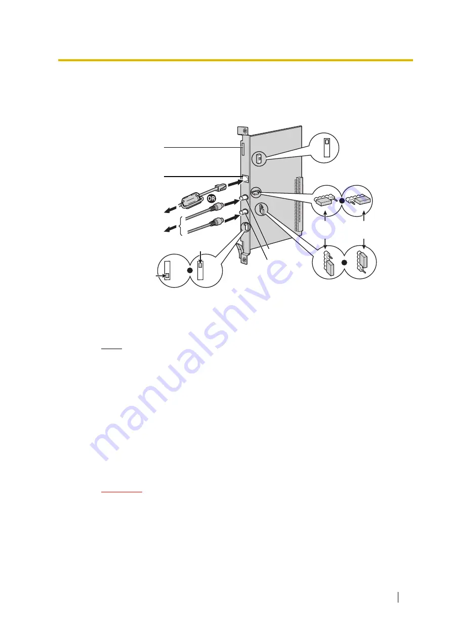 Panasonic HYBRID IP-PBX KX-TDA100 Installation Manual Download Page 85