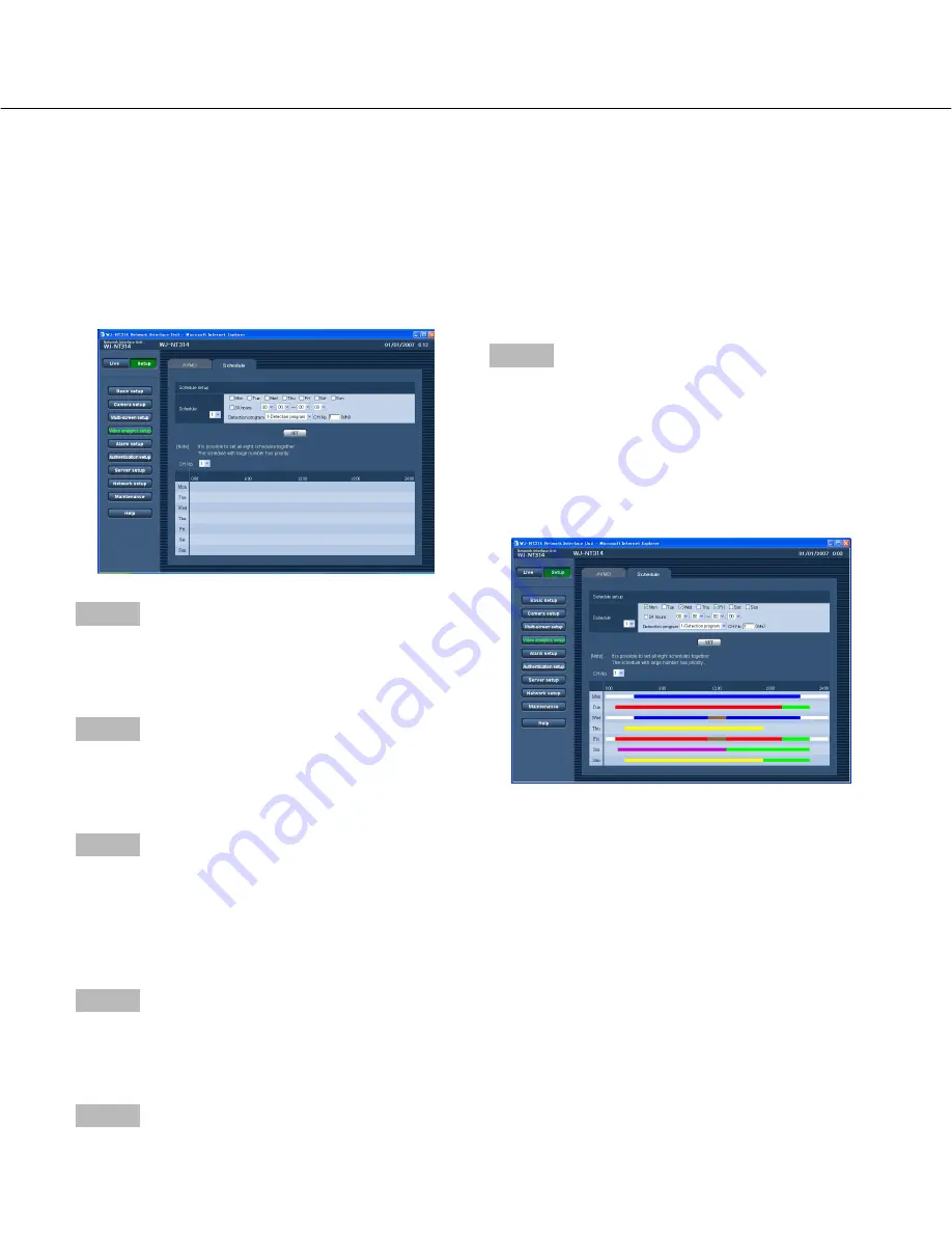 Panasonic i-pro WJ-NT314 Network Operating Instructions Download Page 38