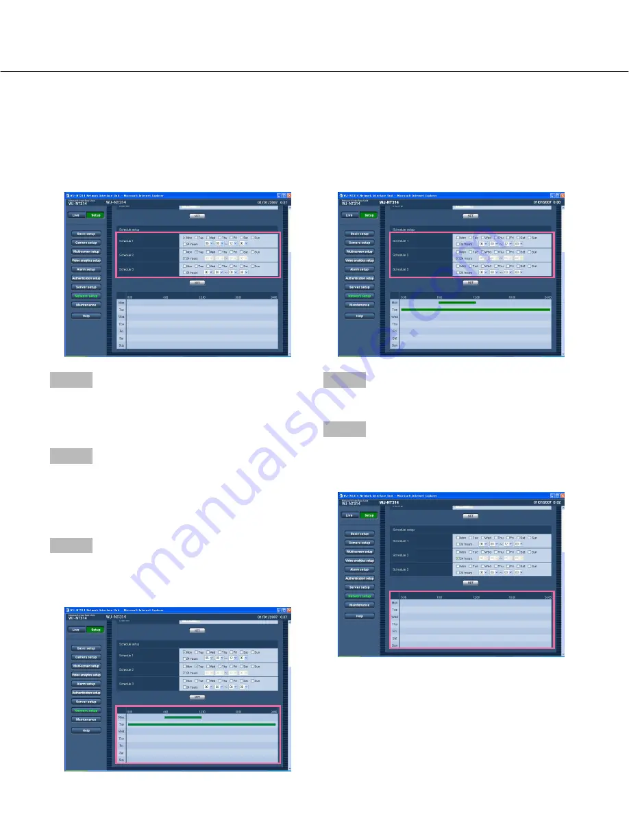 Panasonic i-pro WJ-NT314 Network Operating Instructions Download Page 56