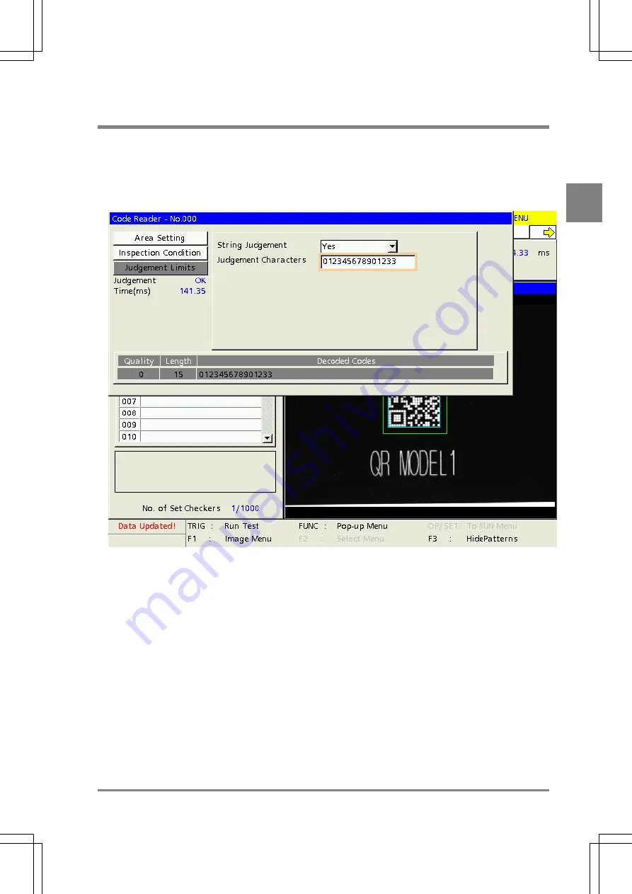 Panasonic IMAGECHECKER PV230 Manual Download Page 87