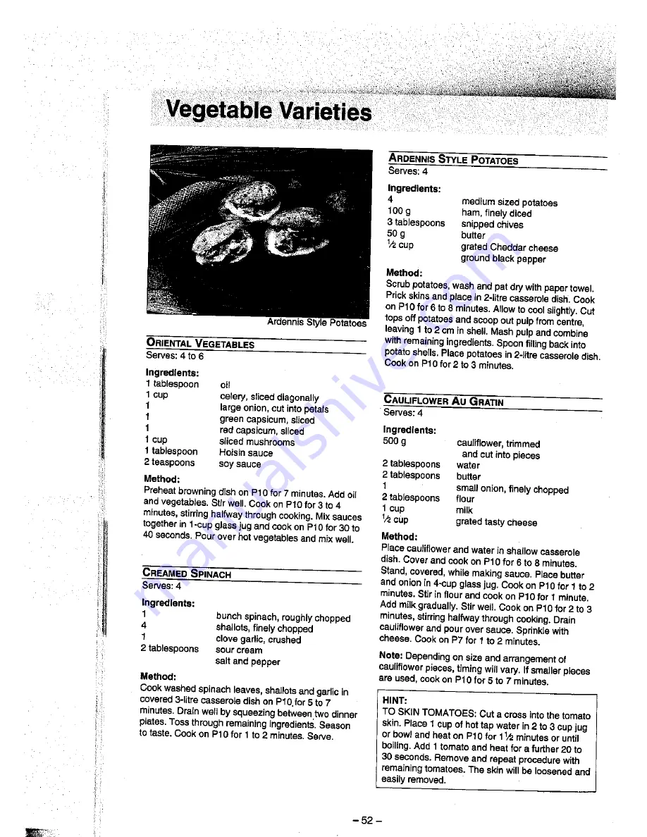 Panasonic INVERTER NN-S760 Operation Manual Download Page 53