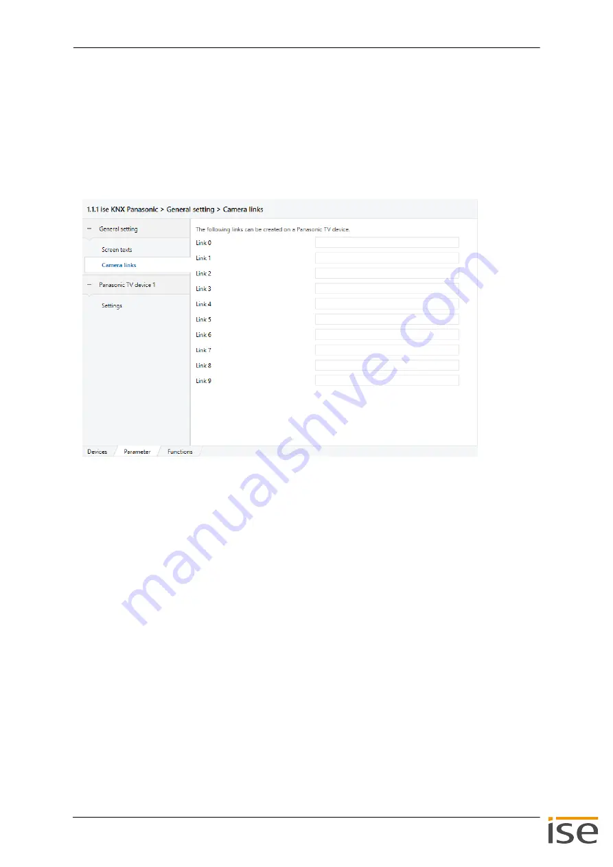 Panasonic ISE SMART CONNECT KNX Product Manual Download Page 40