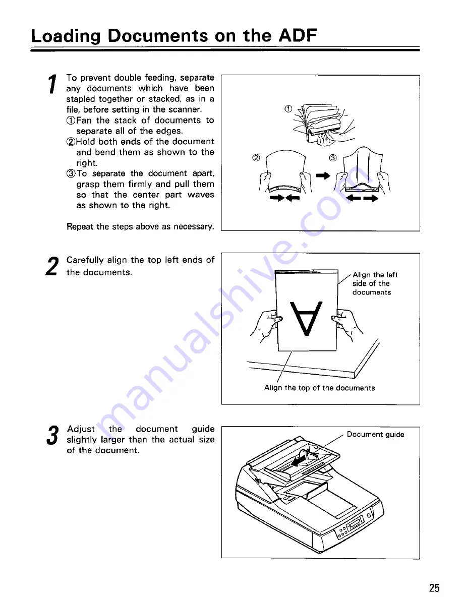 Panasonic KV-S6040W - Document Scanner Operating Instructions Manual Download Page 27