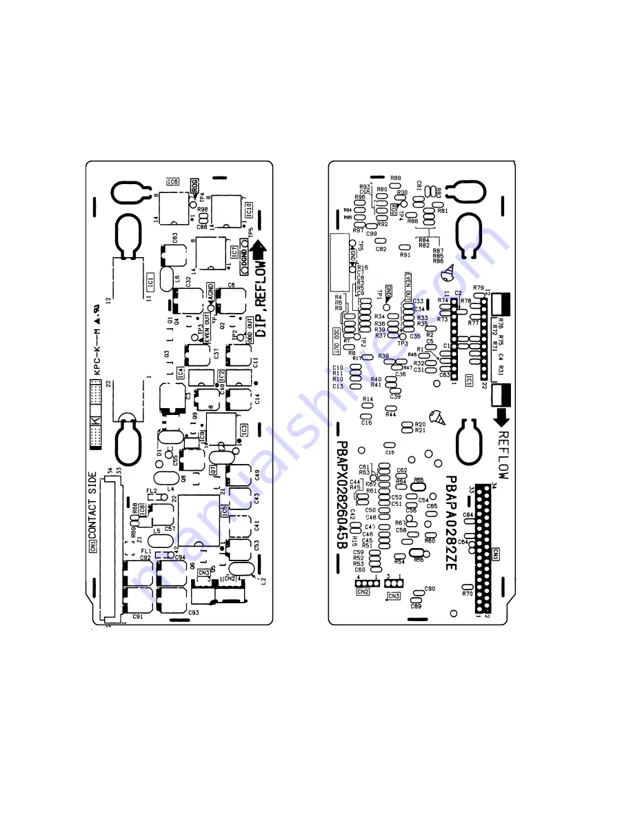 Panasonic KV-S6050W Service Manual Download Page 233