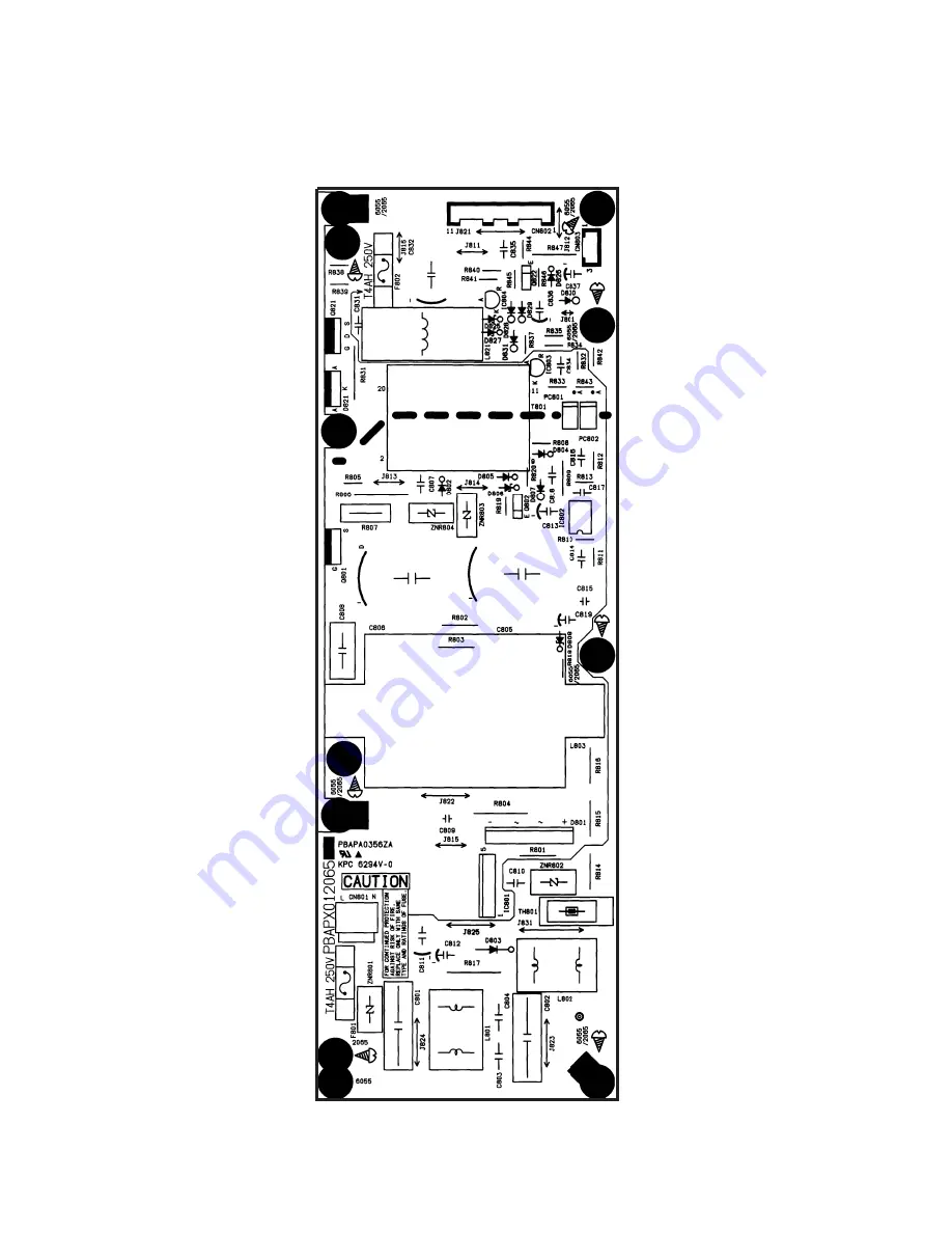 Panasonic KV-S6050W Service Manual Download Page 258