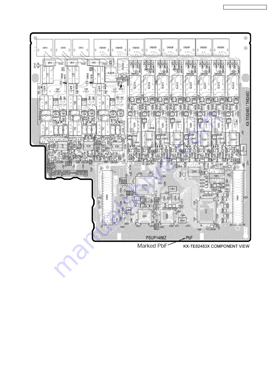 Panasonic KX-A227X Service Manual Download Page 207