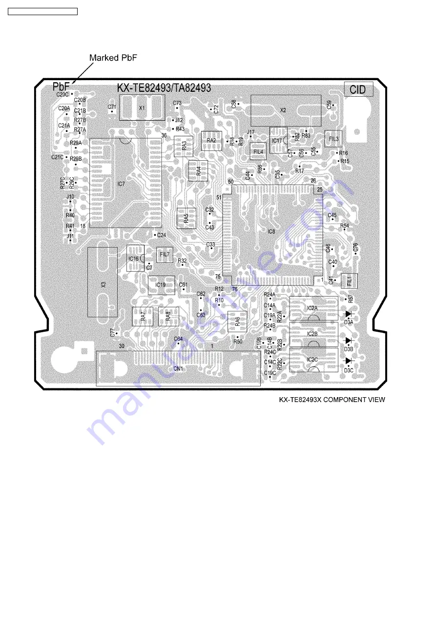 Panasonic KX-A227X Service Manual Download Page 274