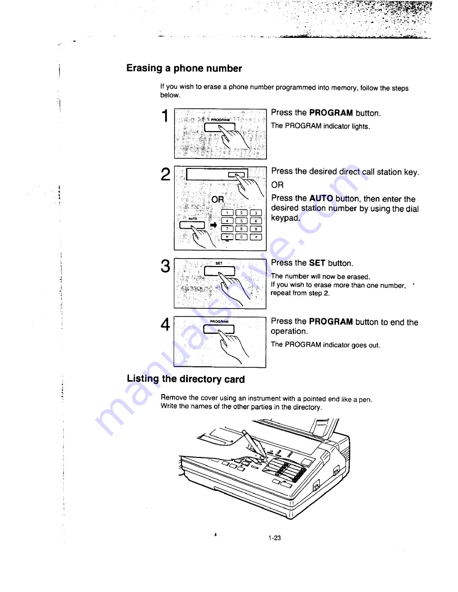 Panasonic KX-F155BA Operating Instructions Manual Download Page 30