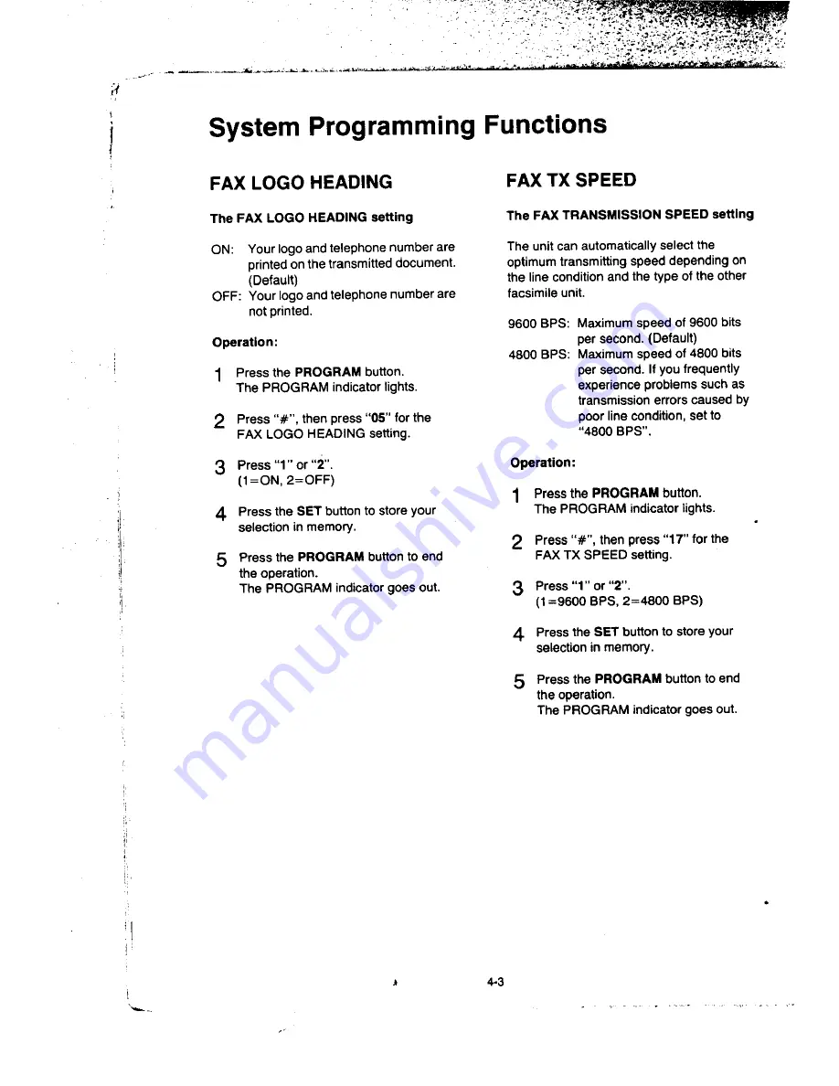 Panasonic KX-F155BA Operating Instructions Manual Download Page 62