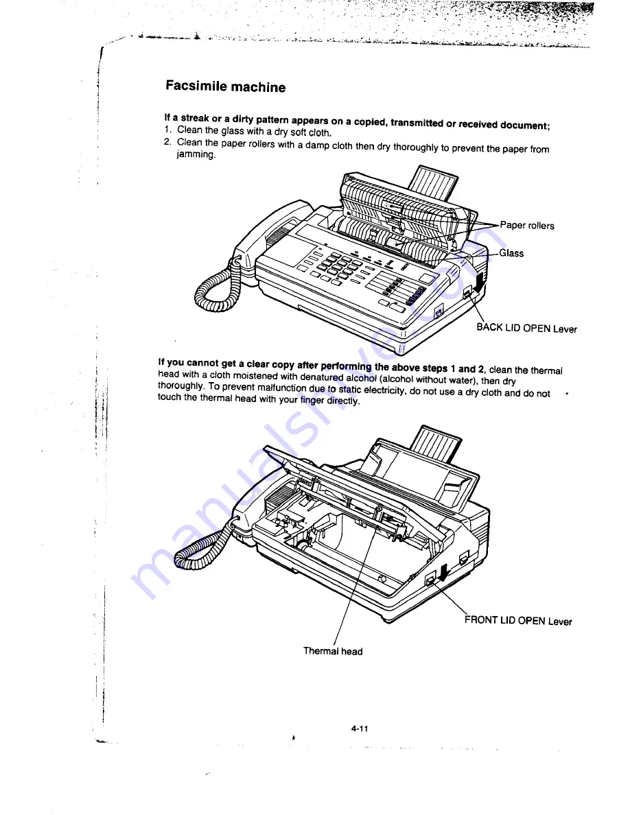 Panasonic KX-F155BA Скачать руководство пользователя страница 70