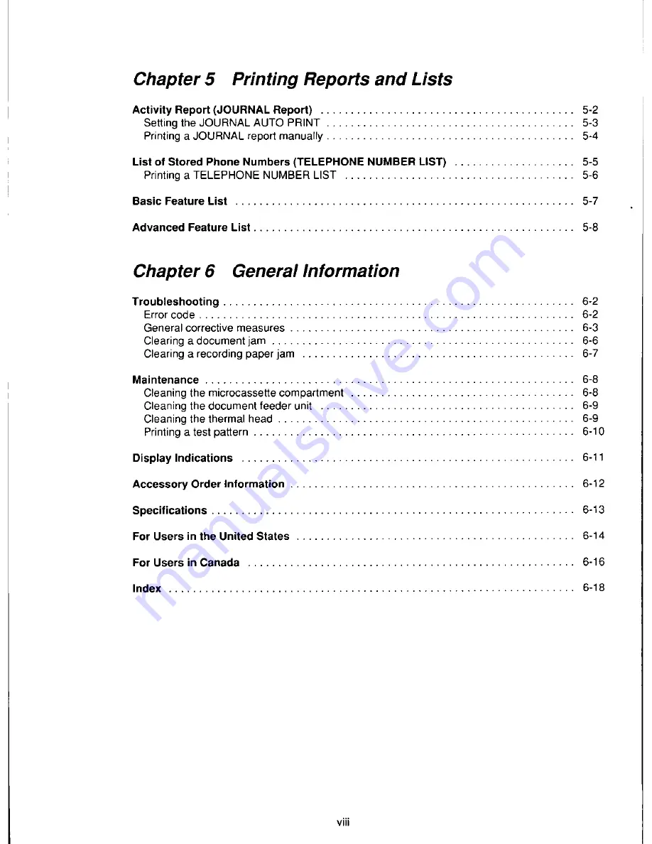 Panasonic KX-F180 Operating Instructions Manual Download Page 8