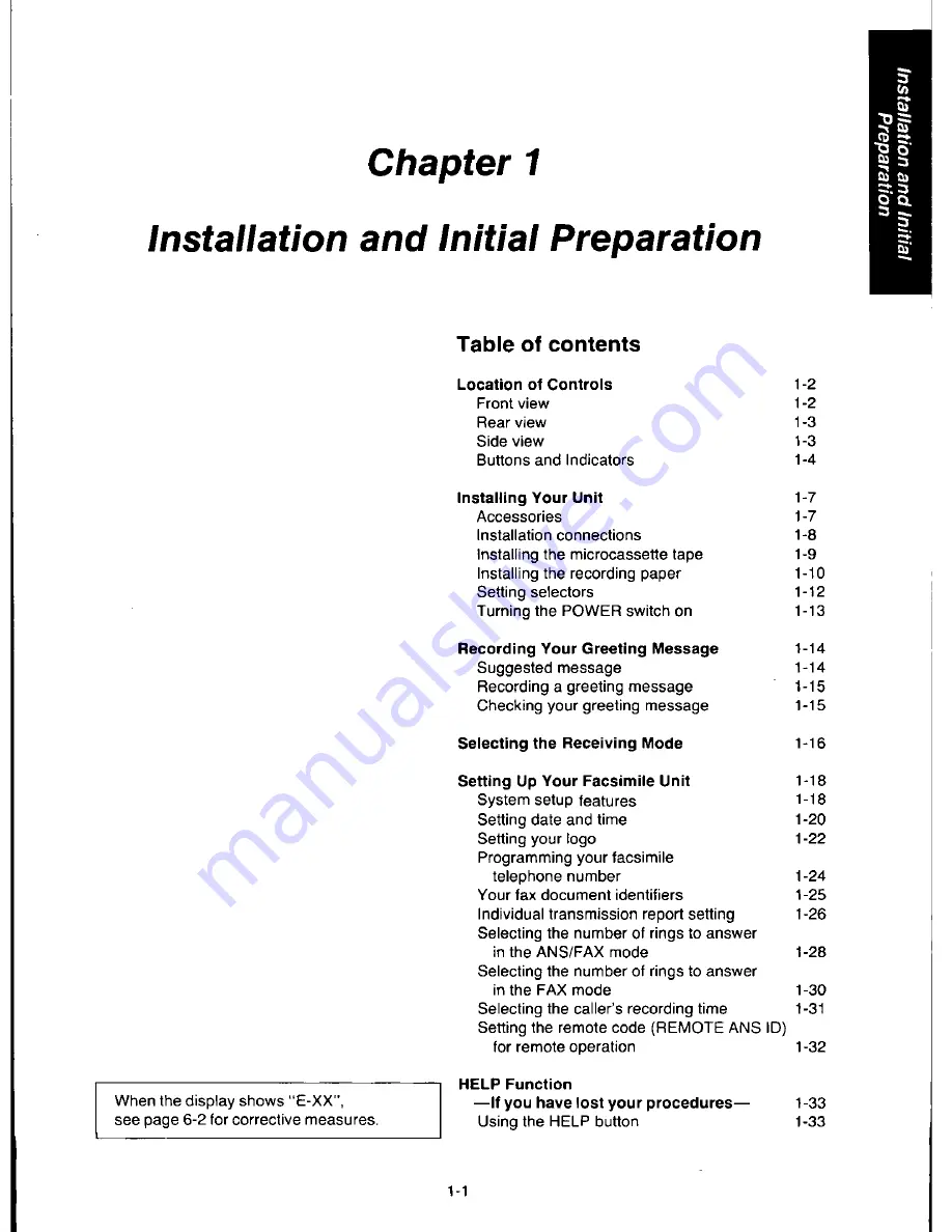 Panasonic KX-F180 Operating Instructions Manual Download Page 9