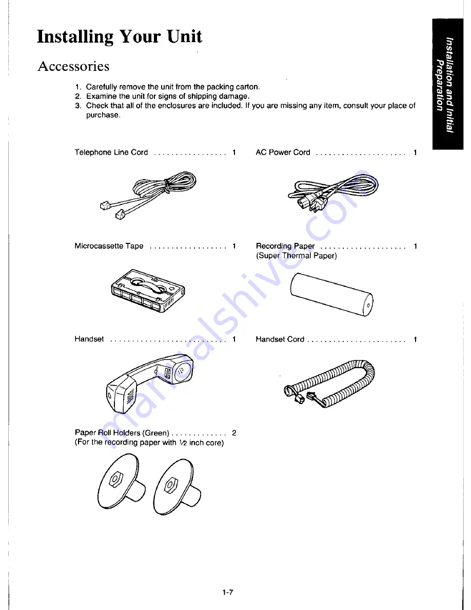 Panasonic KX-F180 Operating Instructions Manual Download Page 15