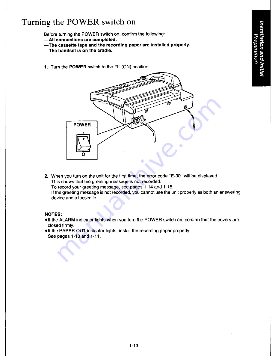 Panasonic KX-F180 Operating Instructions Manual Download Page 21