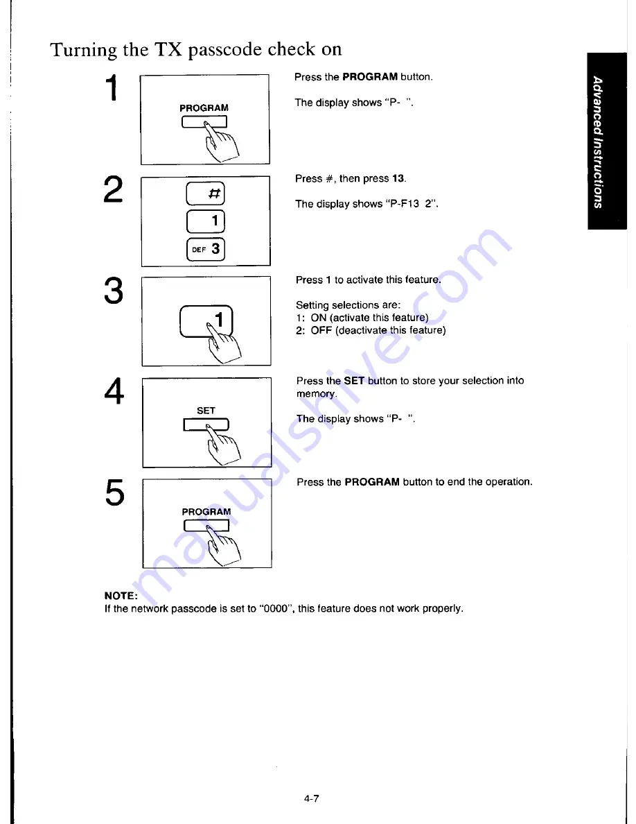 Panasonic KX-F180 Operating Instructions Manual Download Page 73