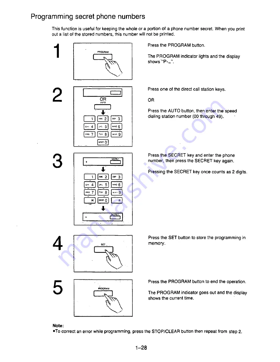 Panasonic KX-F195 Скачать руководство пользователя страница 35