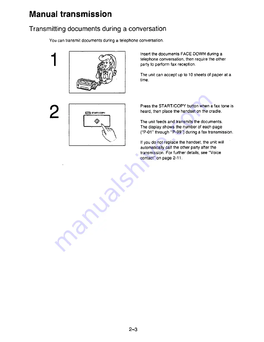 Panasonic KX-F195 Operating Instructions Manual Download Page 40