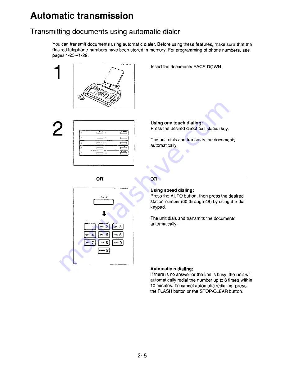 Panasonic KX-F195 Operating Instructions Manual Download Page 42