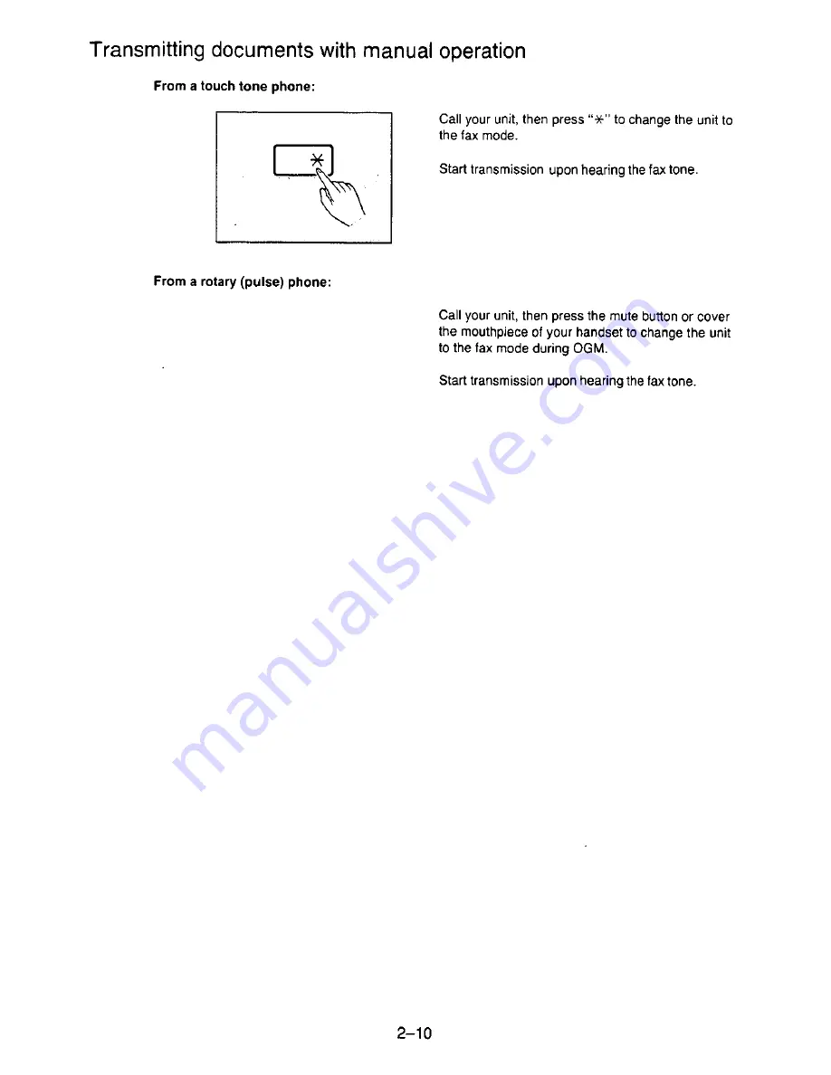 Panasonic KX-F195 Operating Instructions Manual Download Page 47