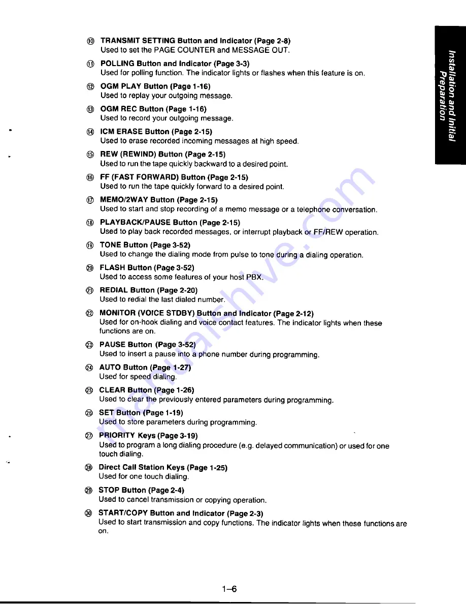 Panasonic KX-F215 Operating Instructions Manual Download Page 15