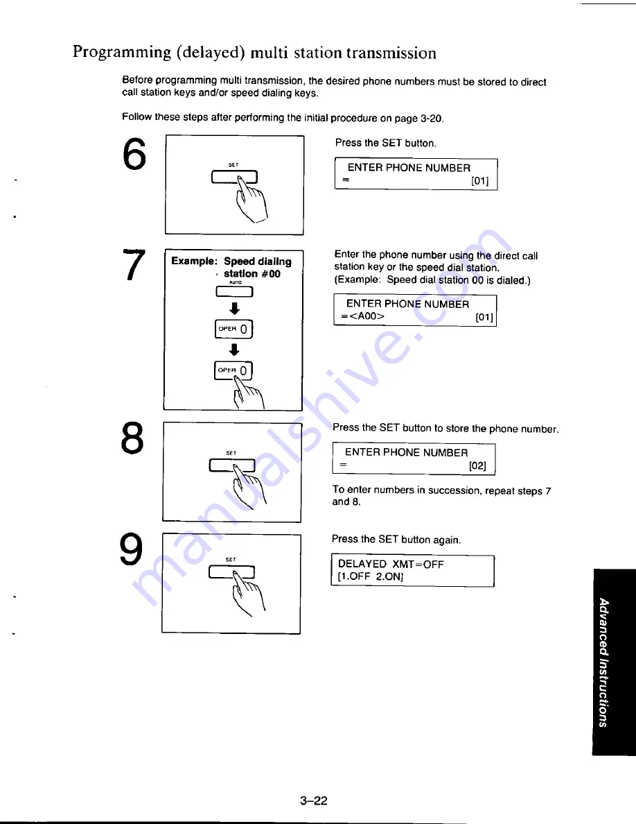 Panasonic KX-F215 Operating Instructions Manual Download Page 87