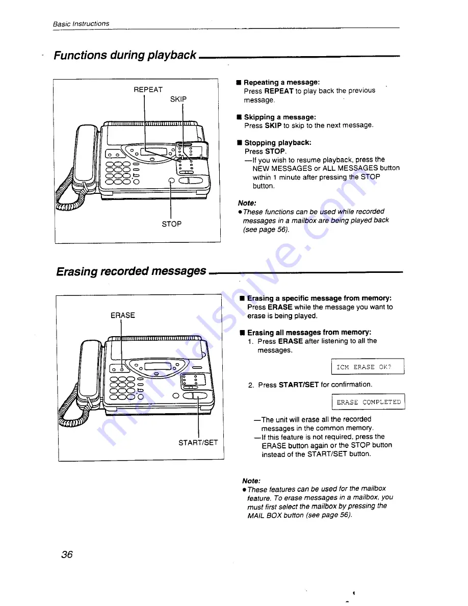 Panasonic KX-F2710NZ Скачать руководство пользователя страница 36