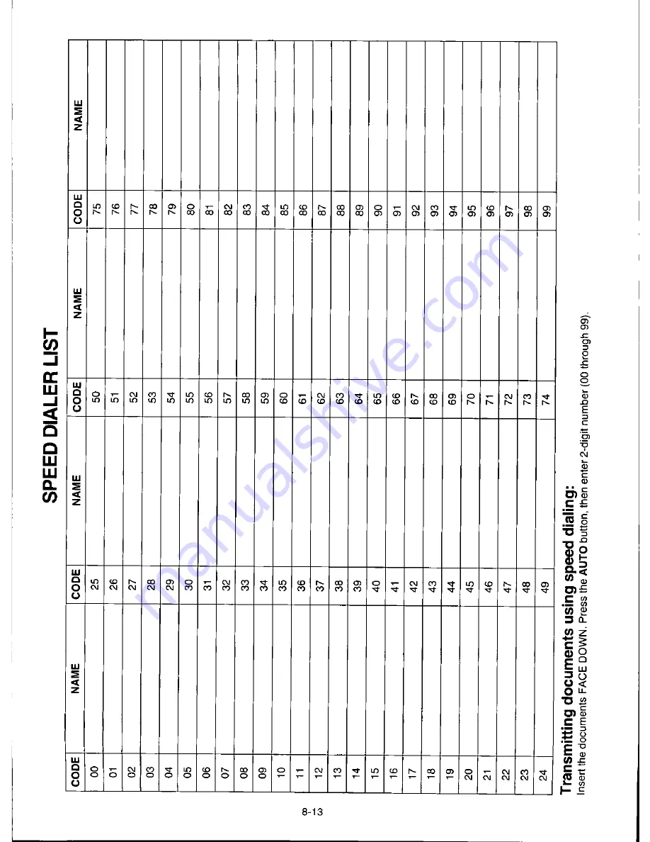 Panasonic KX-F280 Operating Instructions Manual Download Page 147