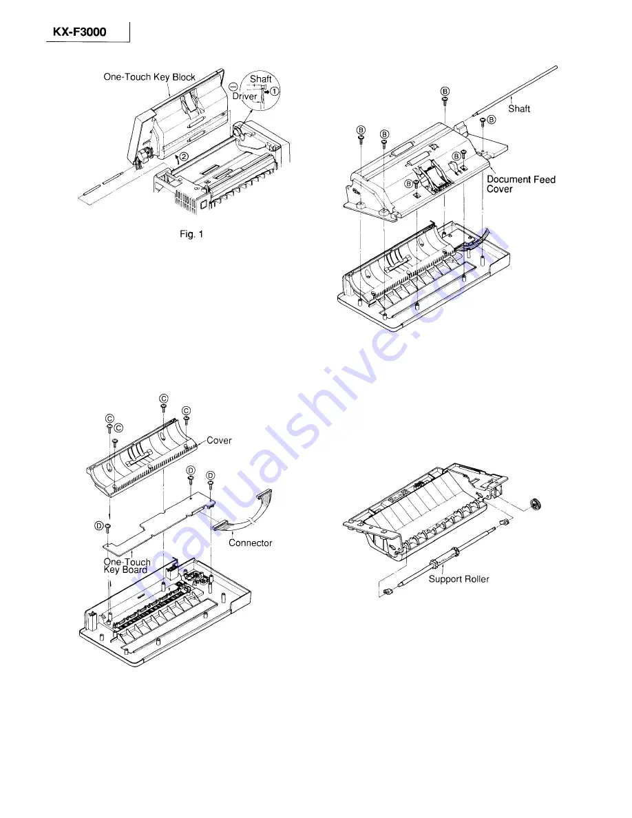 Panasonic KX-F3000 Service Manual And Technical Manual Download Page 27